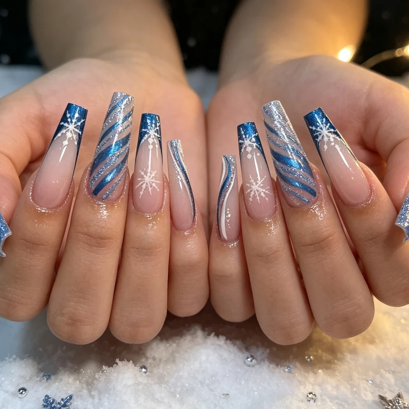 Winter Wonderland Nagelkunst Karnz