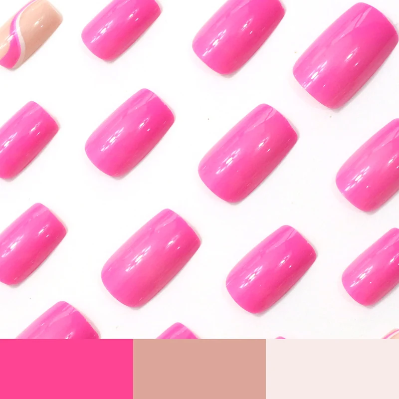 Trendige Acryl-Nail Design Karnz