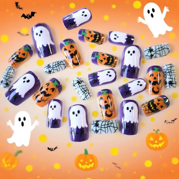 Themenbezogenes Halloween-Nagelkunst-Set Karnz 1789915695