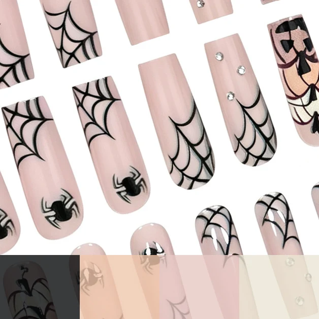 Themenbezogene Halloween Nagelkunst-Verzierung Karnz