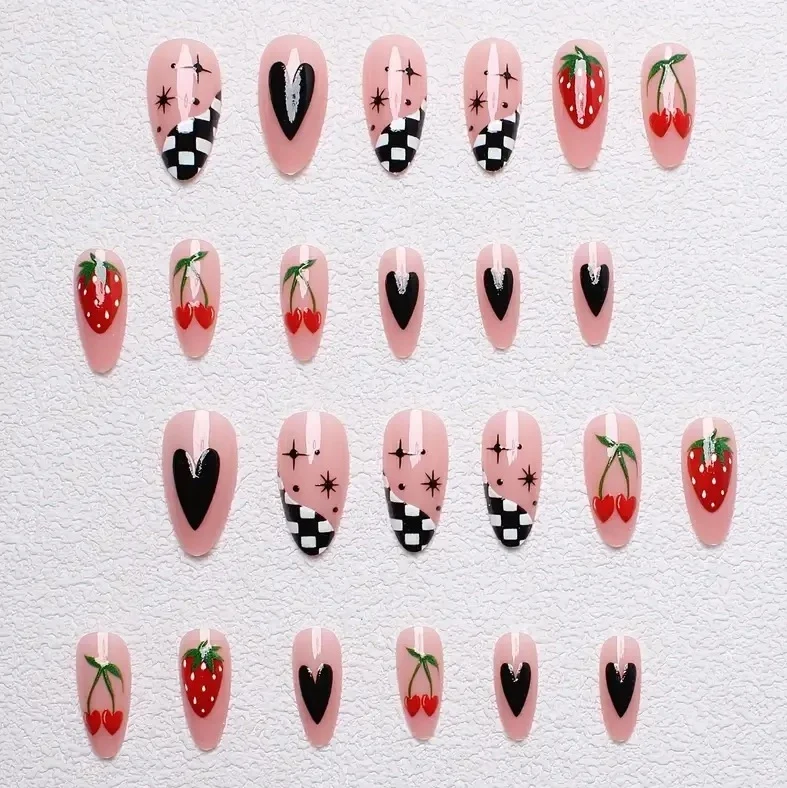 Themenbezogenes Frucht-Nagelkunst-Design Karnz