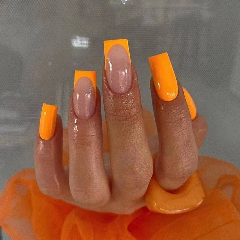 Stylische Quadratische Nagelverlängerungen Karnz