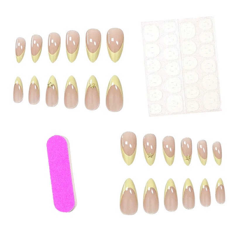 Sternmuschel-beschichtete Acryl-Nagelverzierung Karnz