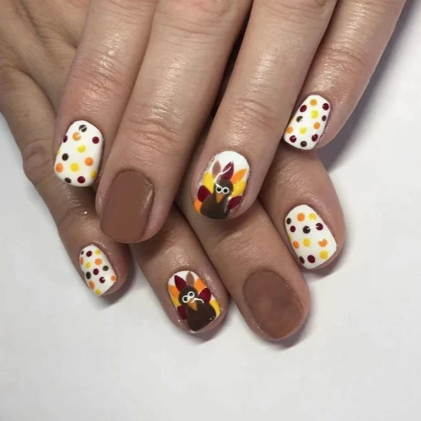 Saisonales Themen-Nagelkunst Karnz