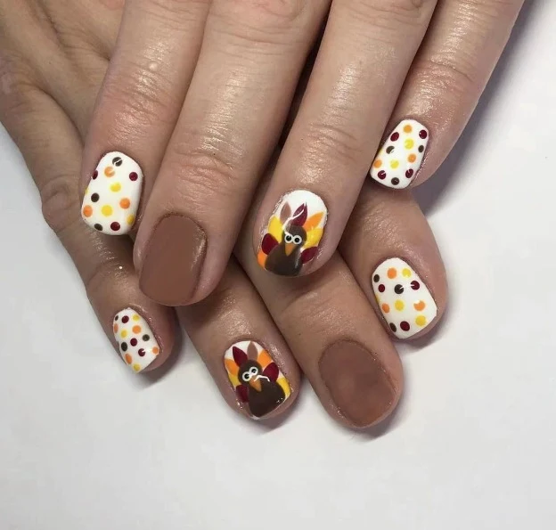 Saisonales Themen-Nagelkunst Karnz