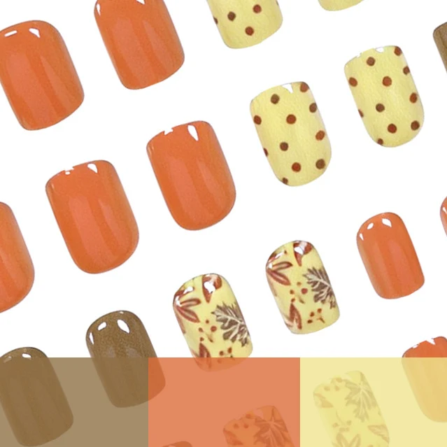 Saisonale florale Nagelkunst-Ergänzungen Karnz