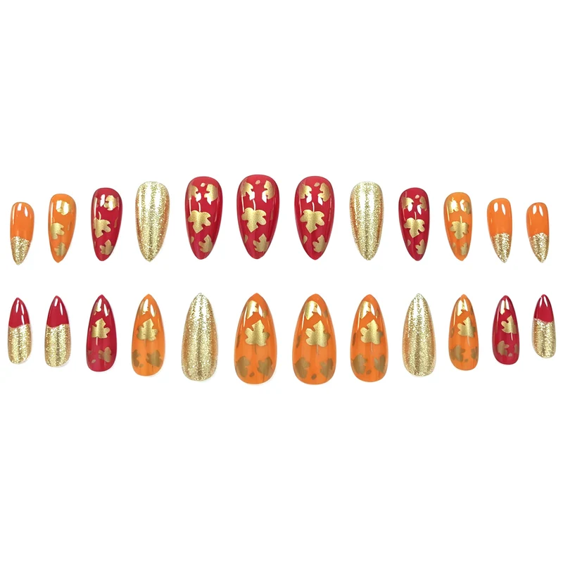 Saisonale dekorative Nagelkunst Karnz
