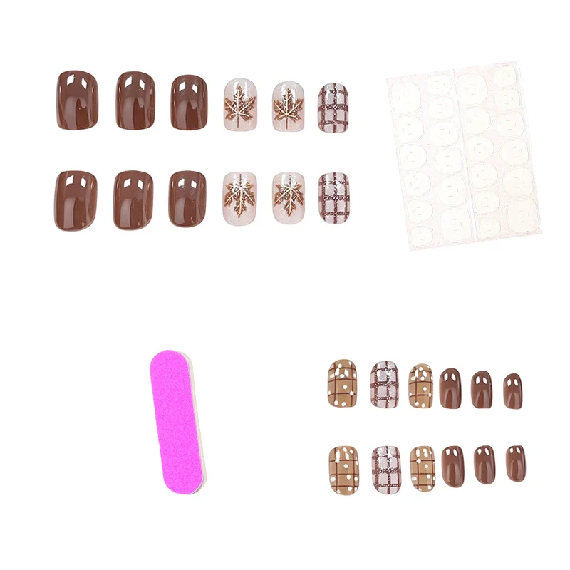 Saisonale Herbst Nagelkunst Verbesserungen Karnz