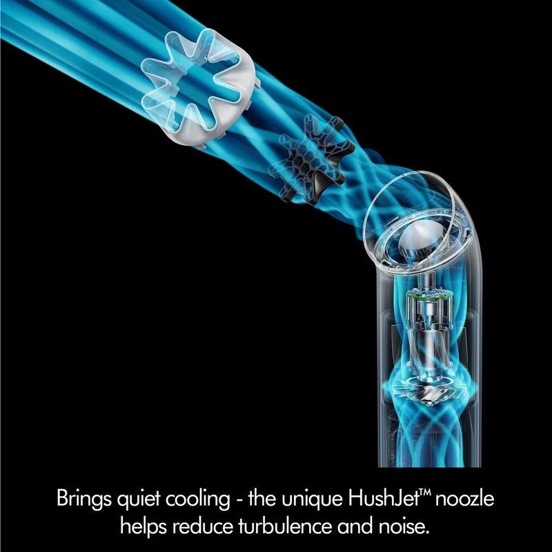 Dyson Hushjet Mini Cool (Stone/ Blush)