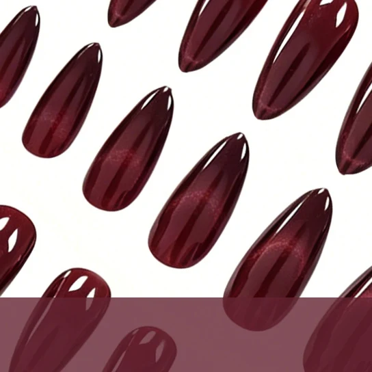 Premium Glänzende Stiletto-Nagelverzierungen Karnz