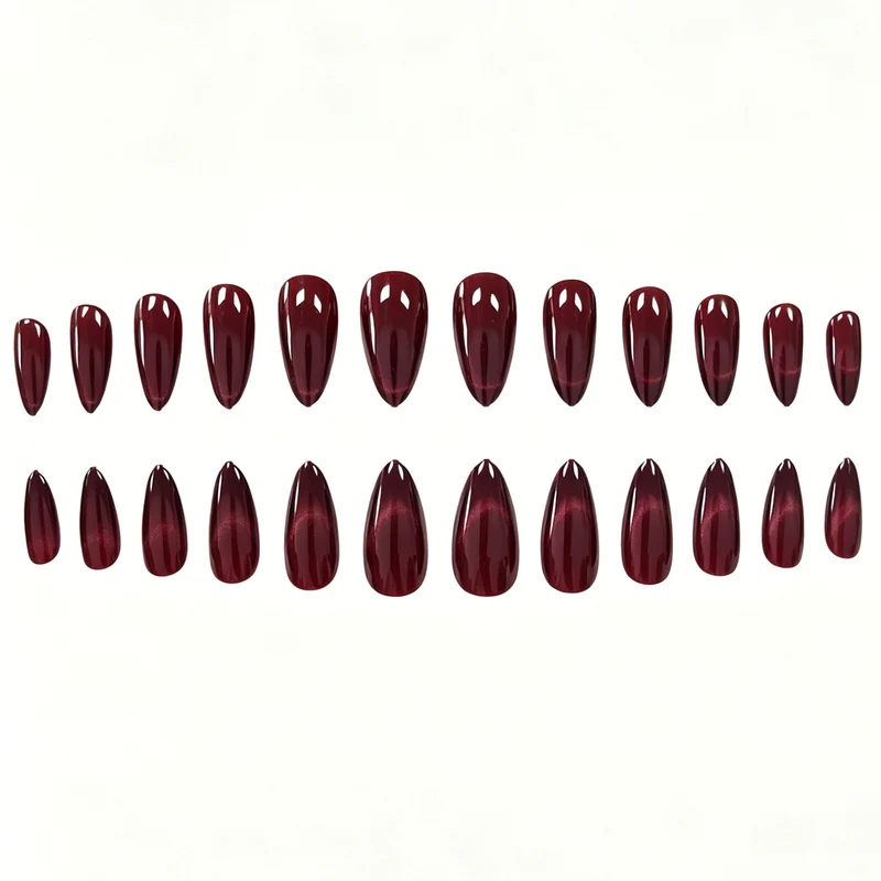 Premium Glänzende Stiletto-Nagelverzierungen Karnz