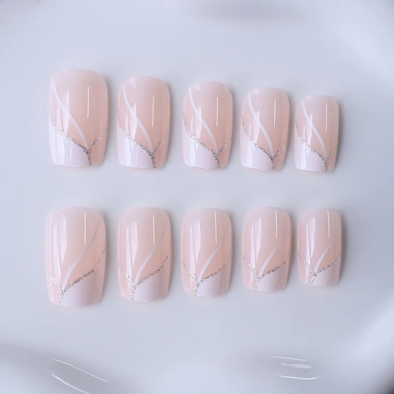 Premium French Tip Nagelverstärkungen Karnz