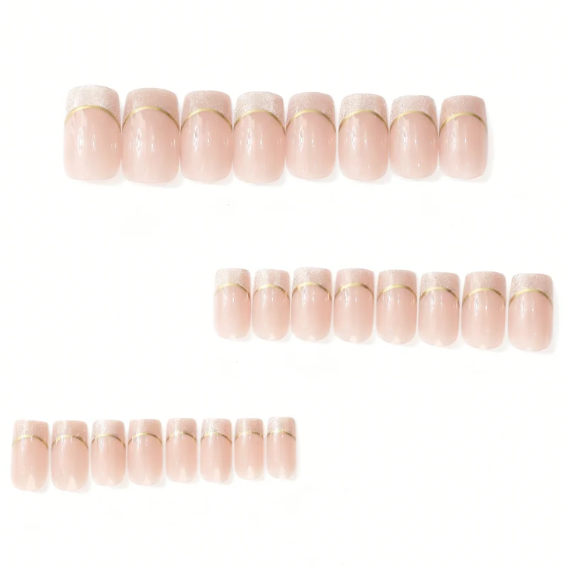 Premium French Tip Nagelkunst Erweiterungen Karnz