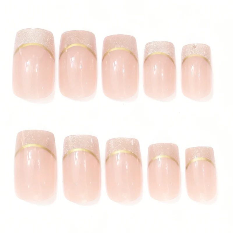 Premium French Tip Nagelkunst Erweiterungen Karnz