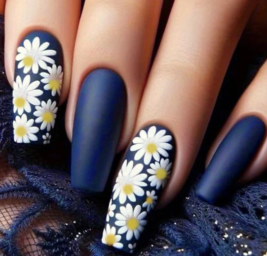 Premium Floral Nail Art Aufkleber Karnz