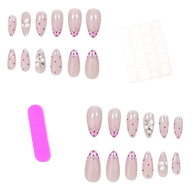 Premium dekorative Press-On Nagelkunst Karnz 1789915565
