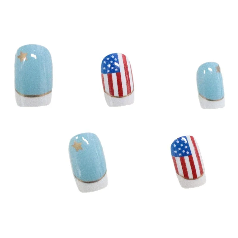 Patriotische Nagelkunst Karnz