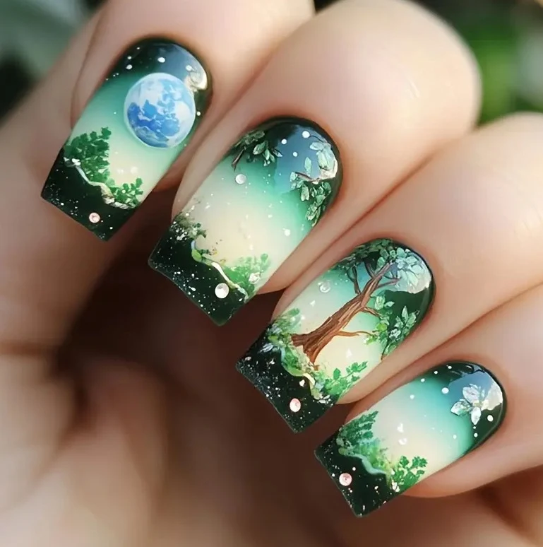 Natur-inspirierten Nagelkunst Karnz
