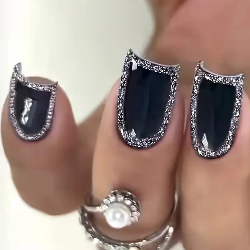 Moderne Dip-Pulver Nagelkunst Karnz
