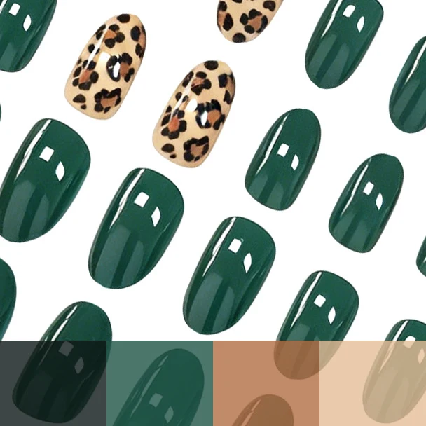 Luxe Leopardenmuster Nagelkunst Karnz