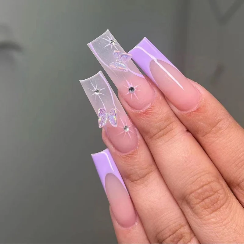 Langanhaltende dekorative Acryl-Nagelverzierung Karnz