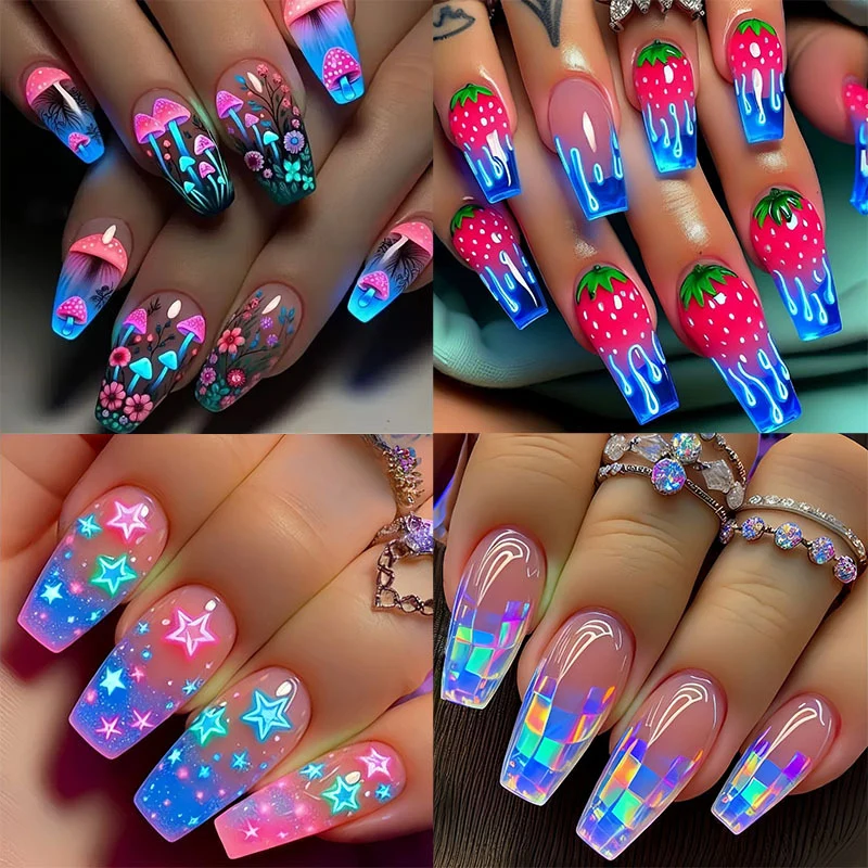 Iridescent Acryl-Nagelverstärkungen Karnz