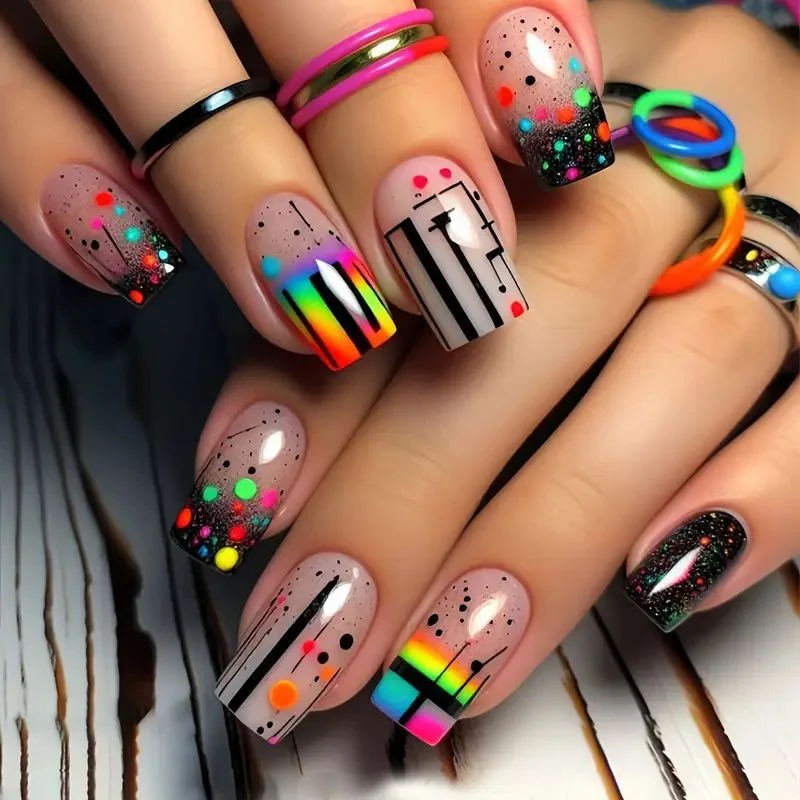 Iridescent Acryl-Nagelverstärkungen Karnz