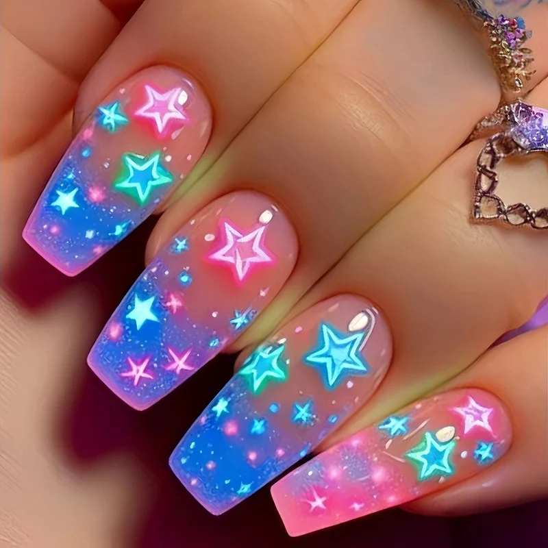 Iridescent Acryl-Nagelverstärkungen Karnz