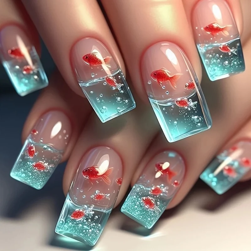 Iridescent Acryl-Nagelverstärkungen Karnz