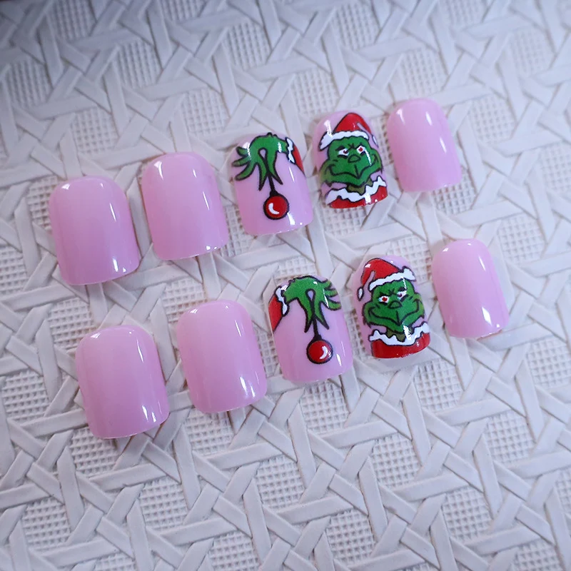 Holiday Grinch Nagelkunst Design Karnz