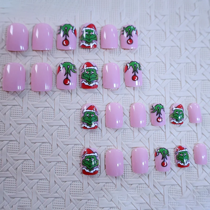 Holiday Grinch Nagelkunst Design Karnz