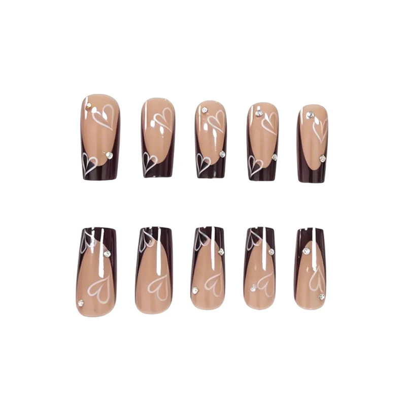 Herz-Druck Decorativen Nagelverbesserungen Karnz