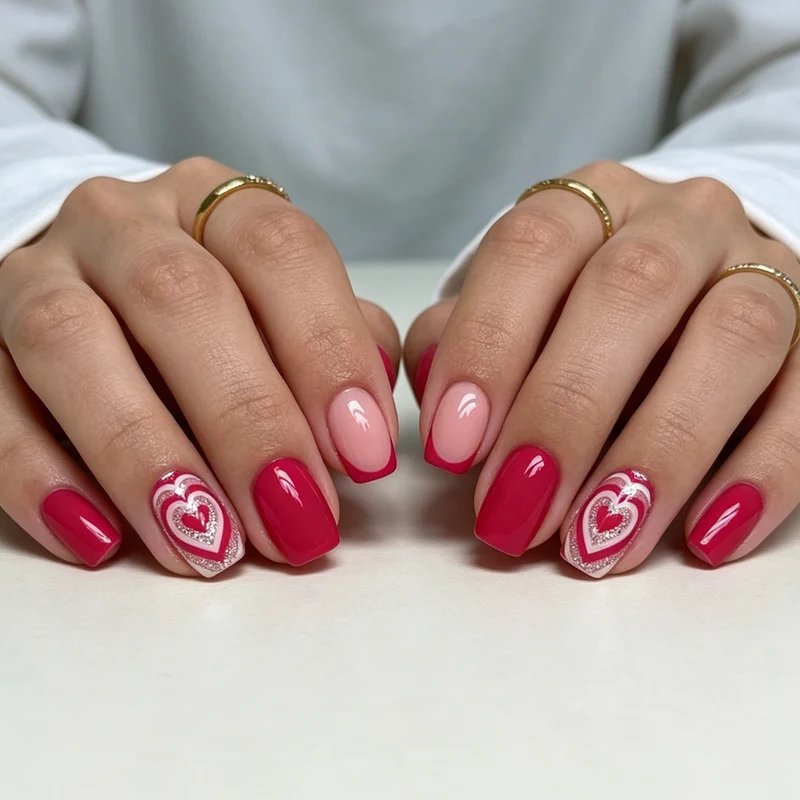 Herz-inspiriertes Nagelkunst-Kit Karnz