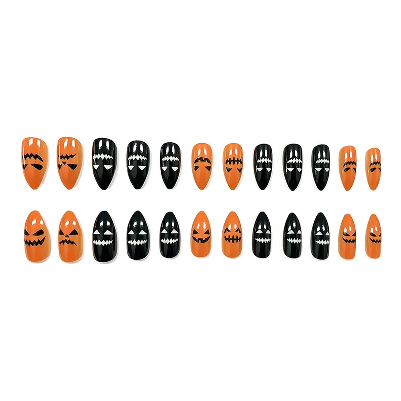 Halloween-Themen Stiletto-Nagelkunst Karnz