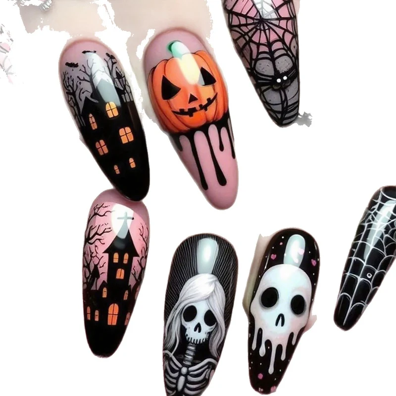 Halloween-Themen Gruselig Nagelkunst Karnz