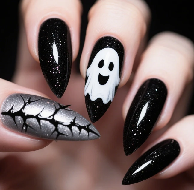 Halloween-Themen Gruselig Nagelkunst Karnz