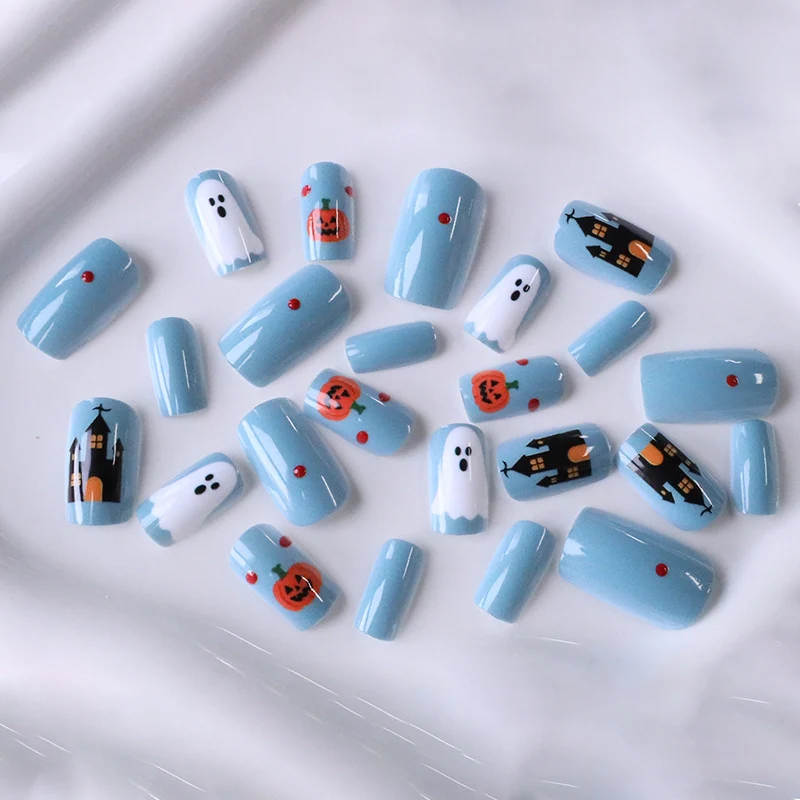 Halloween-Themen Press-On Nagelkunst Set Karnz