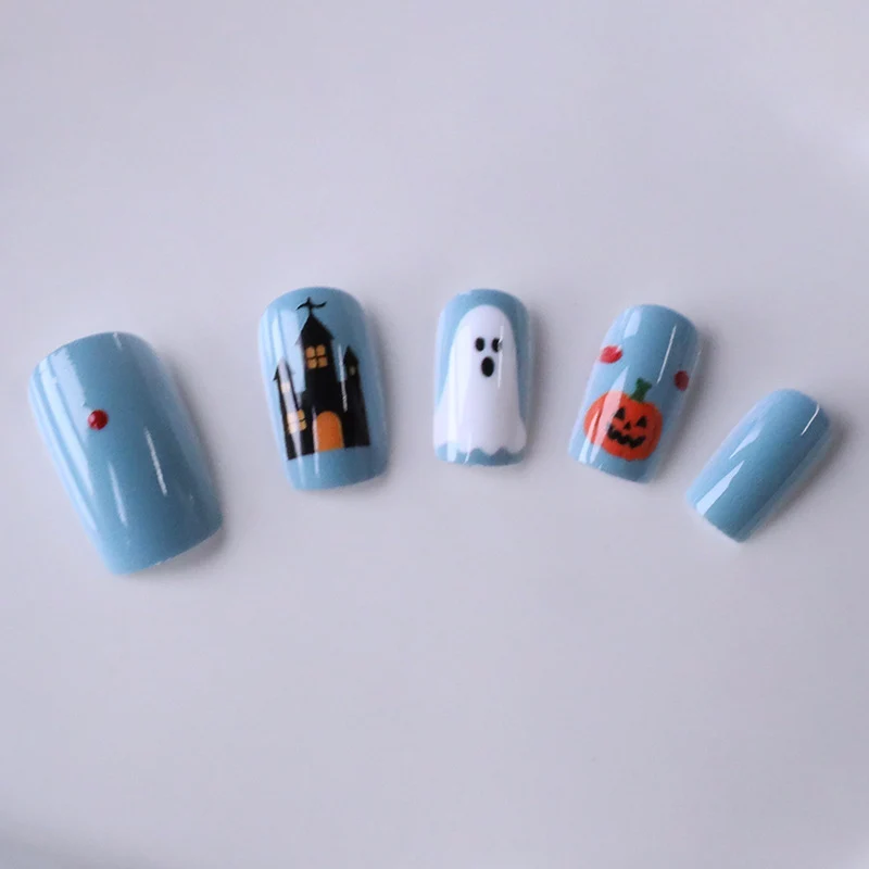 Halloween-Themen Press-On Nagelkunst Set Karnz