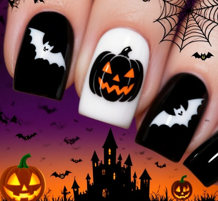 Halloween-Themen Nagelkunst Set Karnz