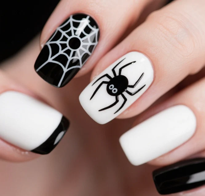 Halloween-Themen-Nagelkunstverlängerungen Karnz