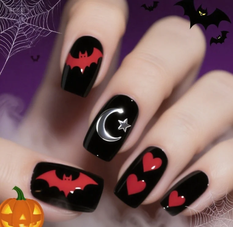Halloween-Themen Nagelkunstdesign Karnz