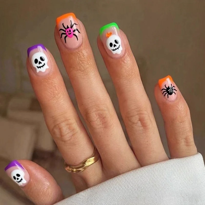 Halloween-Themen Nagelkunst Karnz