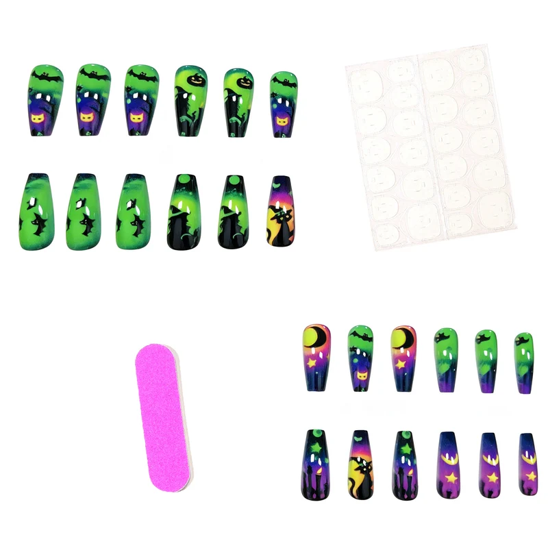 Halloween-Themen Leuchtende Nail Art Karnz