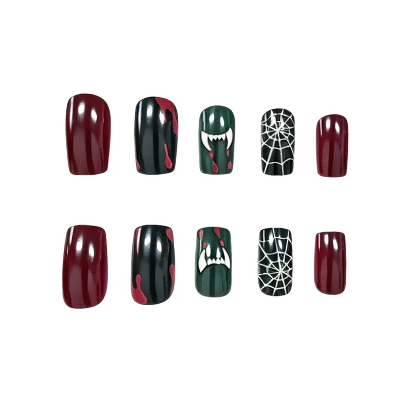 Halloween-Themen Dekorative Acryl-Nagelkunstverlängerungen Karnz