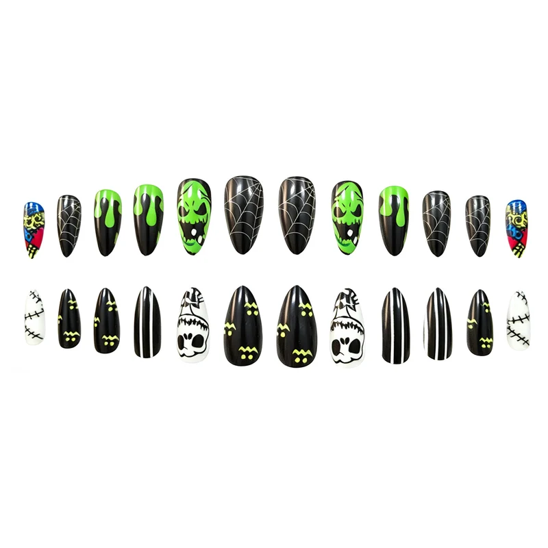 Halloween inspirierte Nagelkunst Karnz