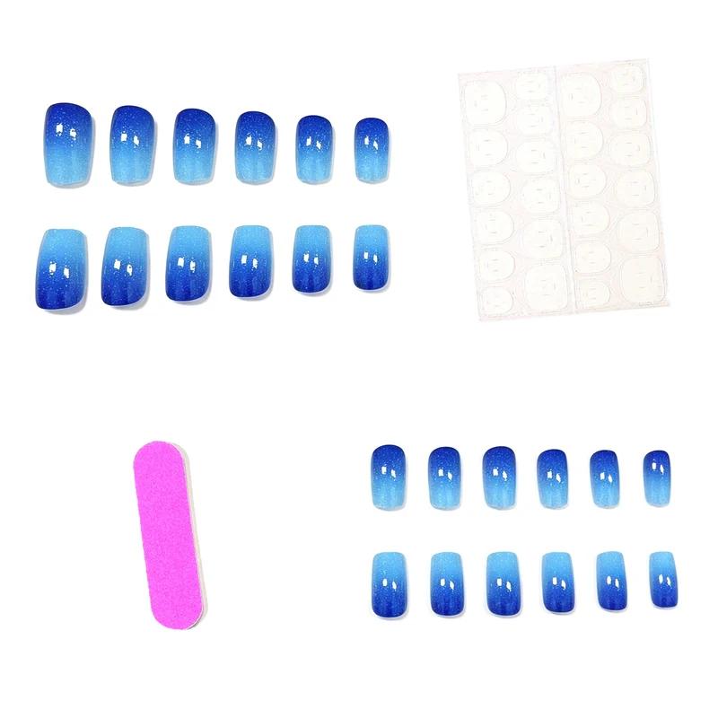 Gradient Glitter Nagelkunst Karnz