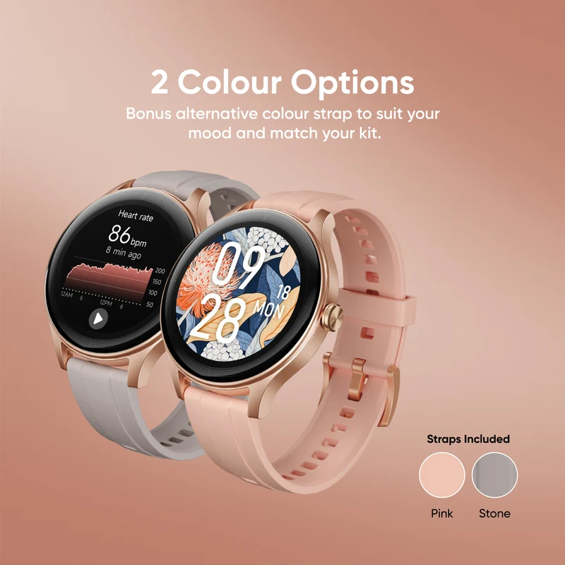 Ryze Flex Gen-2 Smart Watch - Pink & Stone