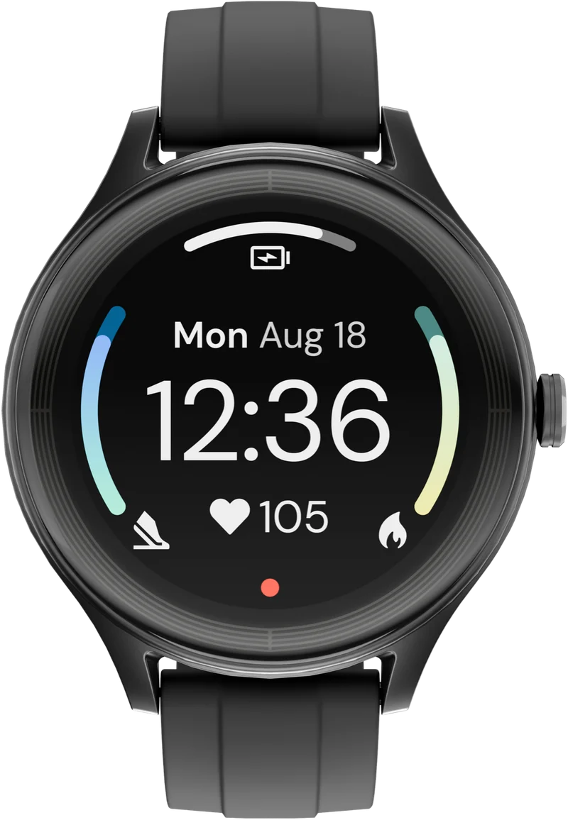Ryze Flex Gen-2 Smart Watch - Black & Blue