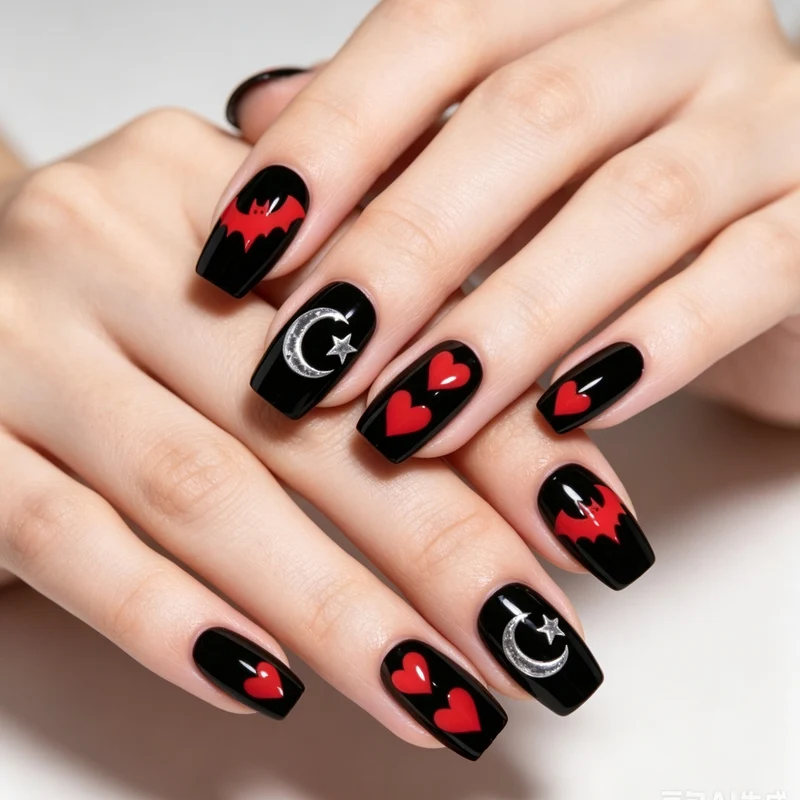 Gothic Themen Nagelkunst Set Karnz