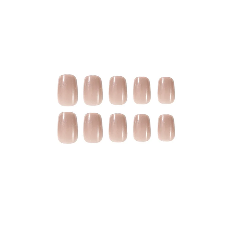 Glänzendes Nude-Gel-Nagel-Set Karnz